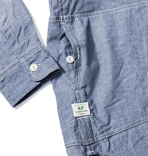 Diggin Half（ディギンハーフ）”5oz Chambray” - SASSAFRAS