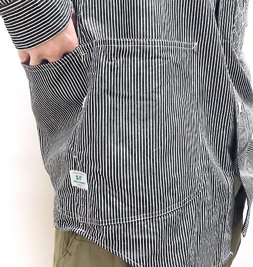 SASSAFRAS ササフラス DIGGIN HALF SASSAFRAS(ササフラス)/Diggin Shirt 1/2 : 5.5oz Denim ディ