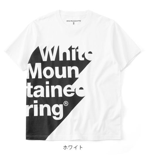 WM SHADOW LOGO PRINTED T-SHIRT（ホワイトマウンテニアリングシャドー