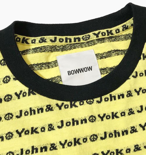 JOHN&YOKO JACQUARD TEE（ジョンアンドヨーコジャガードティー） - BOW