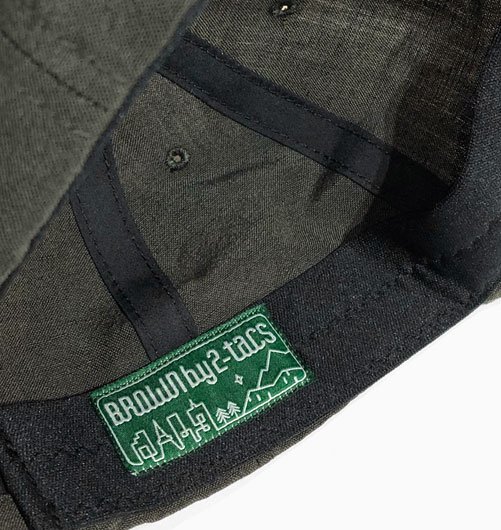 B.B.cap（ベースボールキャップ）”Wool linen weather” - BROWN