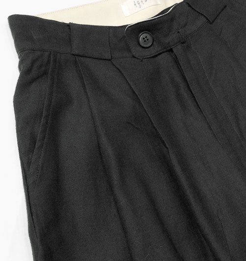 Linen Tuck Wide Pants（リネンタックワイドパンツ）[21-220054