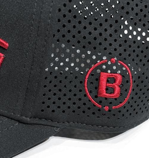BRIEFING パンチングキャップ ブラック MENS PUNCHING MESH CAP（メンズパンチングメッシュキャップ