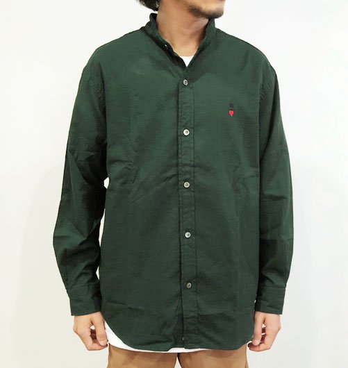 FLANNEL STAND COL LOOSE SHIRTS（フランネルスタンドカラールーズ