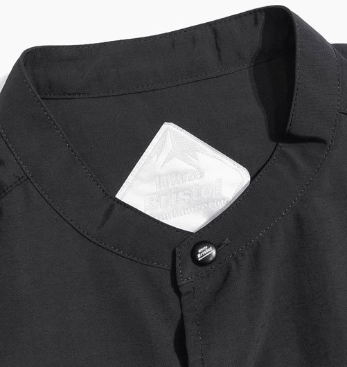 WM×F.C.Real Bristol STAND COLLAR SHIRT（ホワイトマウンテニア