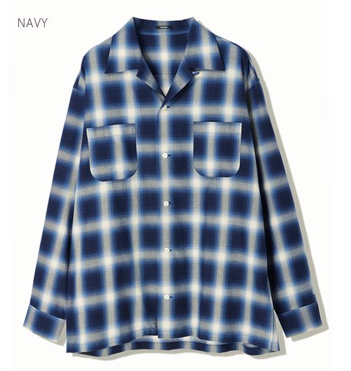 OMBRE CHECK SHIRT（オンブレチェックシャツ）[No_01-22-08-40-100