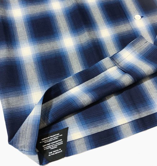 OMBRE CHECK SHIRT（オンブレチェックシャツ）[No_01-22-08-40-100