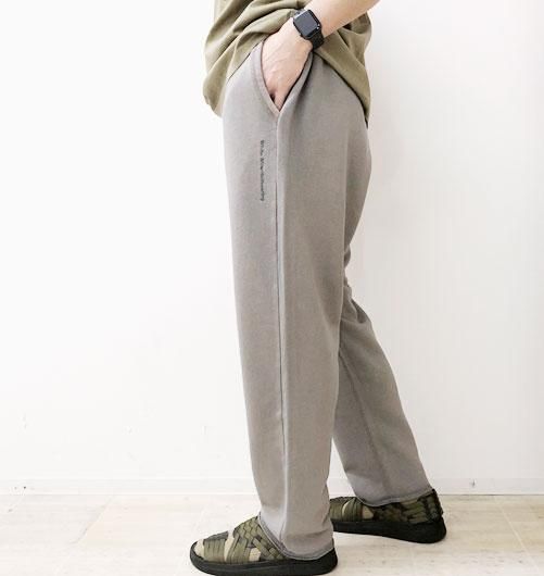 GARMENT DYE SWEAT PANTS（ガーメントダイスウェットパンツ） - White 