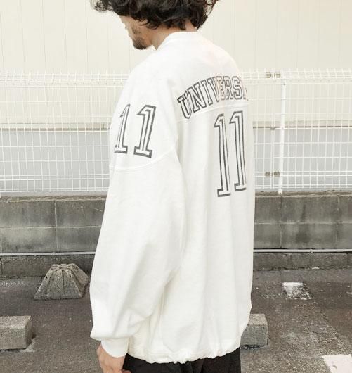 REMI RELIEF 8/-天竺 フットボールTEE OFF WHITE XL - トップス