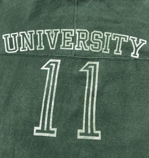 8/-天竺フットボールロンT（university11） - REMI RELIEF