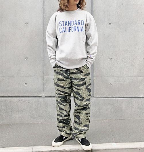 CHAMPION×スタンダードカリフォルニア リバースウィーブ クルースウェット