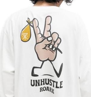 PEACE OUT L/S TEEʡɥԡȡɥ󥰥꡼֥ƥˡROARK REVIVALʥ ХХ