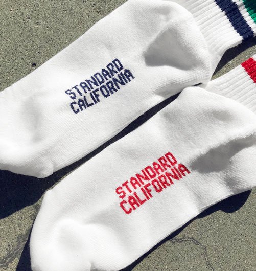 SD Sports Socks-2P（SDスポーツソックス-2P） - STANDARD CALIFORNIA（スタンダードカリフォルニア） -  インディゴ 富山市 聖林公司正規取扱店（取扱ブランド：ハリウッドランチマーケット・ササフラス・クレッタルムーセン・