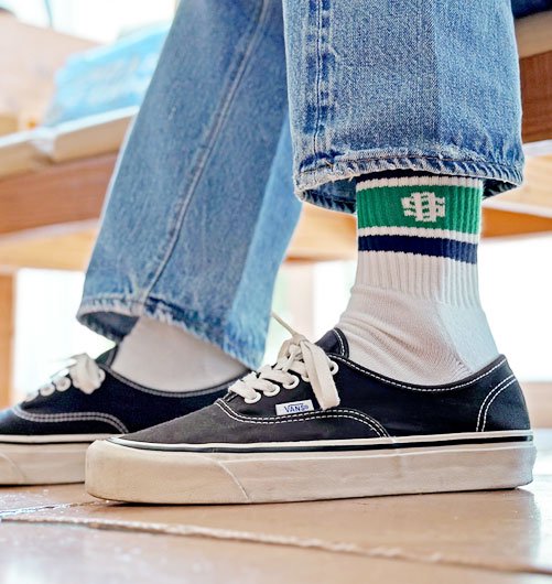 SD Sports Socks-2P（SDスポーツソックス-2P） - STANDARD CALIFORNIA（スタンダードカリフォルニア） -  インディゴ 富山市 聖林公司正規取扱店（取扱ブランド：ハリウッドランチマーケット・ササフラス・クレッタルムーセン・