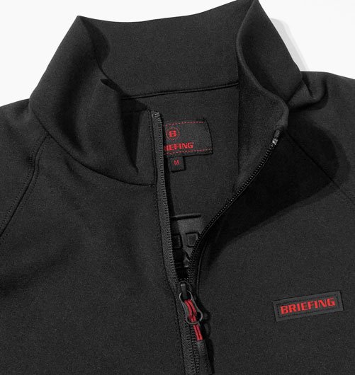 MENS 3D LOGO HALF ZIP（メンズ3Dロゴハーフジップ） - BRIEFING