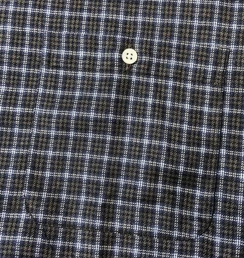 トップス Wool silk milled flannel Regular collar Open collar ”Wool silk milled flannel”（オープンカラー