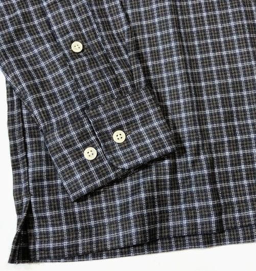 トップス Wool silk milled flannel Regular collar Open collar ”Wool silk milled flannel”（オープンカラー