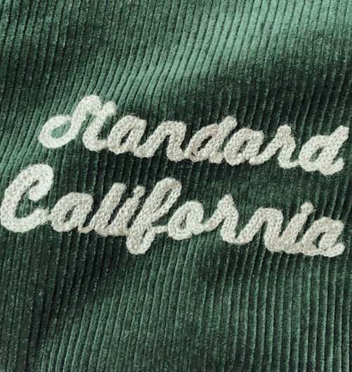 STANDARD CALIFORNIA CORDUROY LOGO CAP 緑-