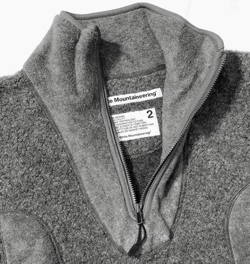 PATCHWORK FLEECE ZIP PULLOVER（パッチワークフリースジッププル