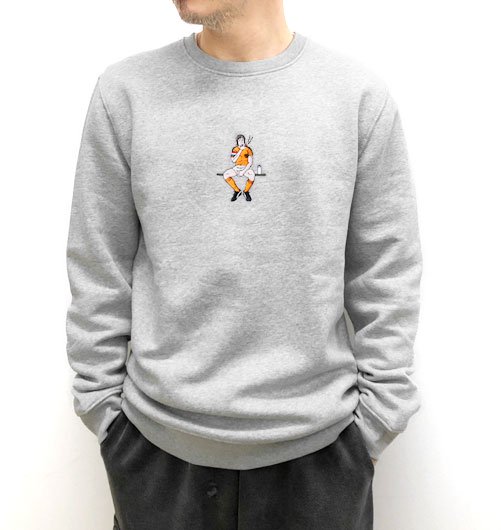 Embroidery Crew Sweat ”Johan Cruyff”（エンブロイダリークルー