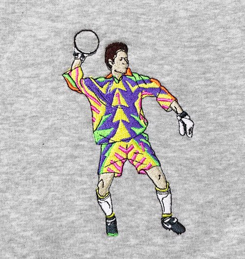 Embroidery Crew Sweat ”Jorge Campos”（エンブロイダリークルー