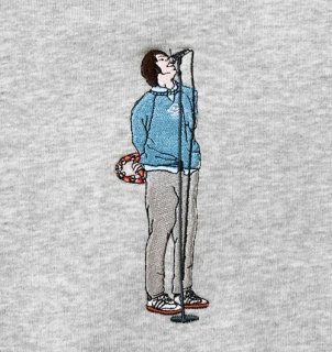 Embroidery Crew Sweat ”Liam Gallagher”（エンブロイダリークルースウェット”リアム・ギャラガー”）／Tacchettee（タッケッティ）