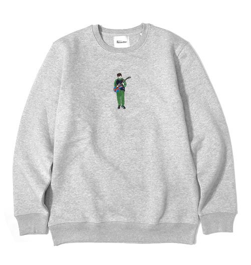 Embroidery Crew Sweat ”Noel Gallagher”（エンブロイダリークルー