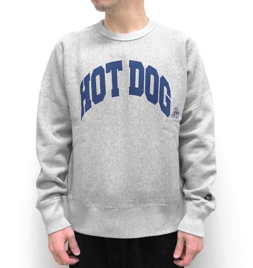 HOT DOG COLLEGE LOGO SWEATSHIRT designed by Shuntaro Watanabe ...