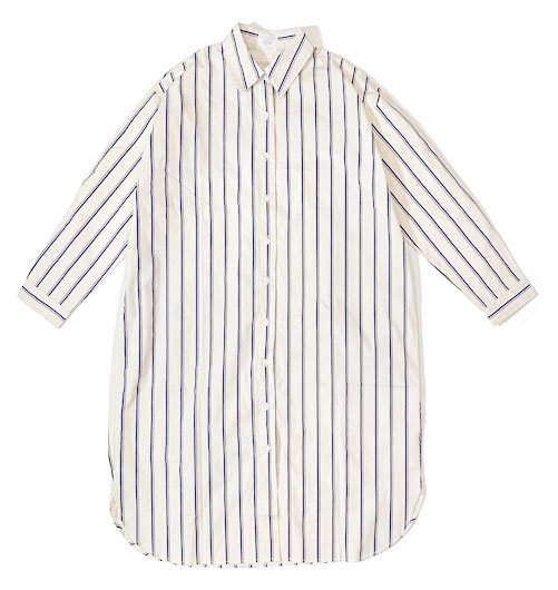Stripe Shirt Dress（ストライプシャツドレス） - AgAwd（アガウド） - インディゴ 富山市  聖林公司正規取扱店（取扱ブランド：ハリウッドランチマーケット・ササフラス・クレッタルムーセン・