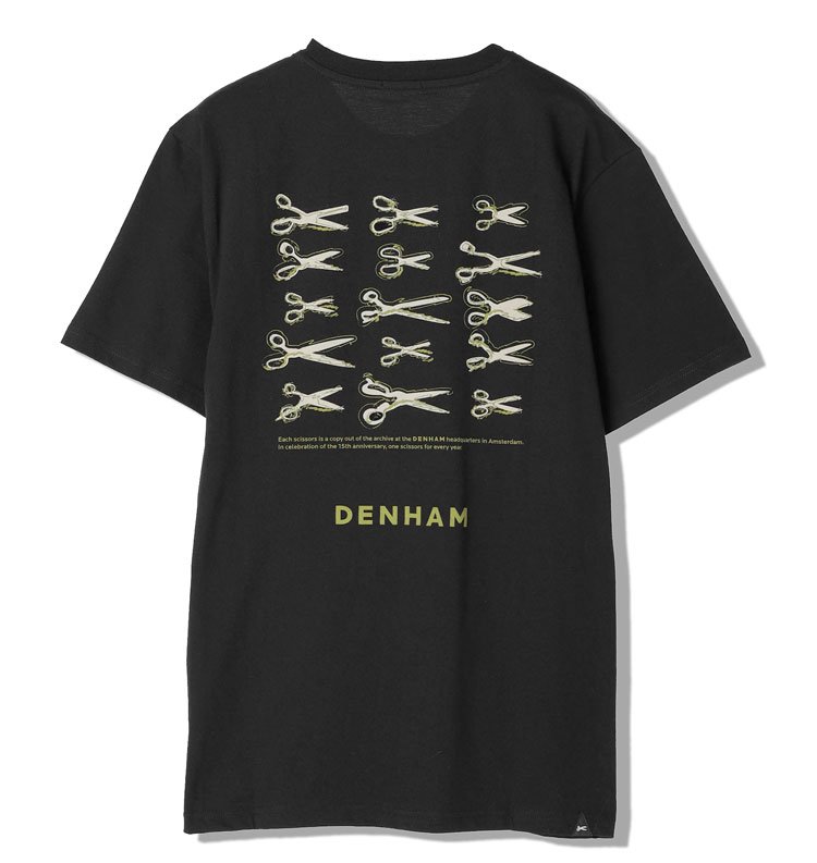 WRIGHT REG TEE CJ／DENHAM（デンハム） - インディゴ 富山市 正規取扱