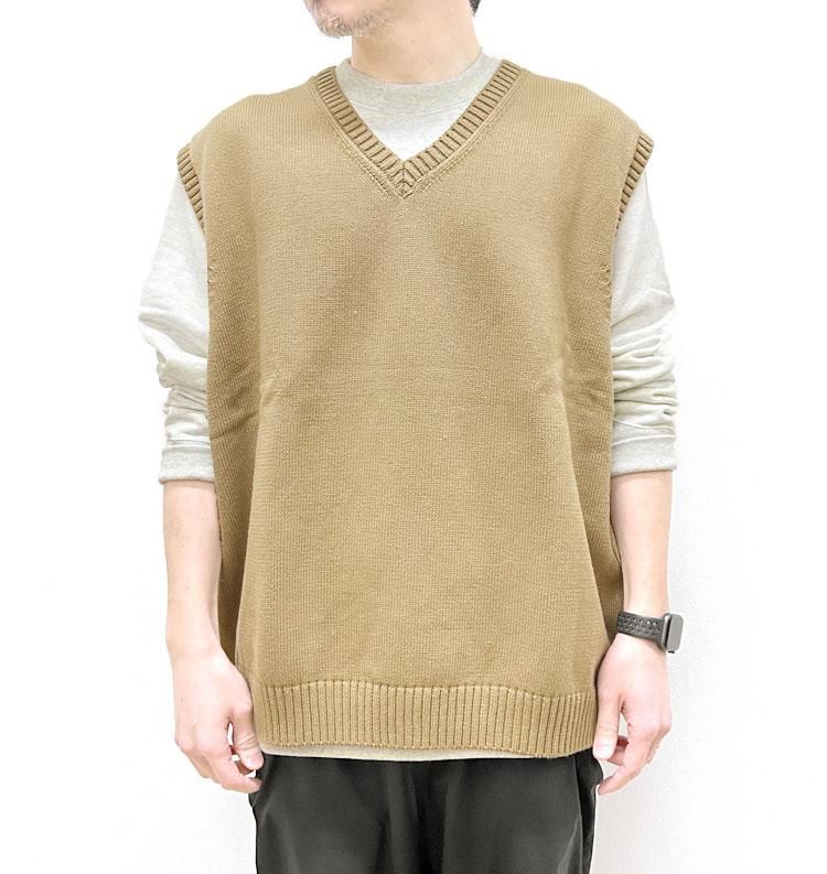 COTTON KNIT VEST XXL（コットンニットベストXXL） - BOW WOW