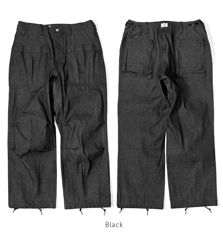 Overgrown Fatigue Pants ”11oz  Denim”（オーバーグローンファティーグパンツ”11オンスデニム”）／SASSAFRAS（ササフラス） インディゴ 富山市 正規取扱店 
