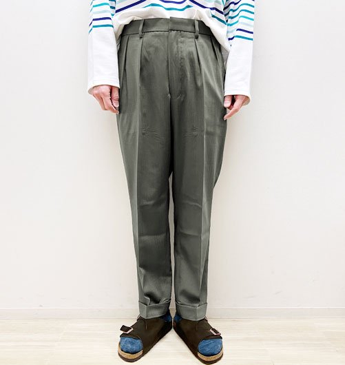 Tapered slacks（テーパードスラックス） - BROWN by 2-tacs（ブラウン ...