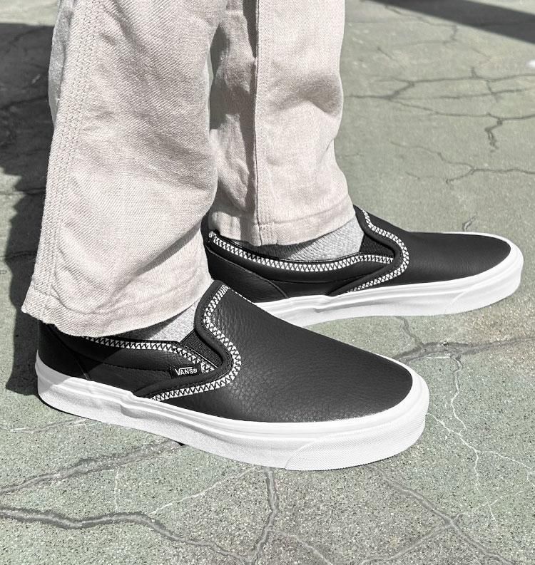 Vans classic slip on quilted outlet flannel