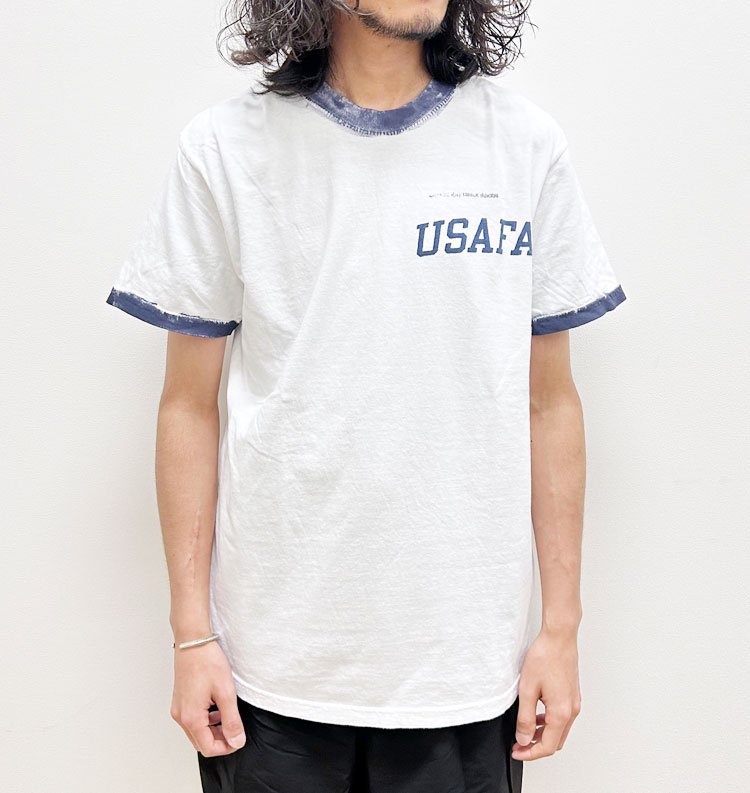 USAFA RINGER TEE - BOW WOW（バウワウ） - インディゴ 富山市