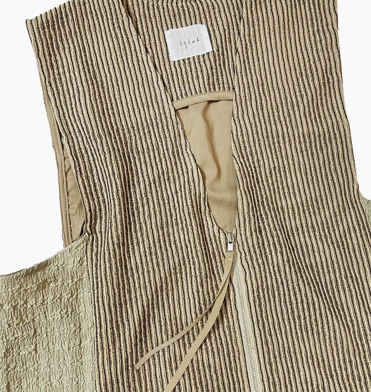 Stripe Gilet Onepiece（ストライプジレワンピース） - AgAwd