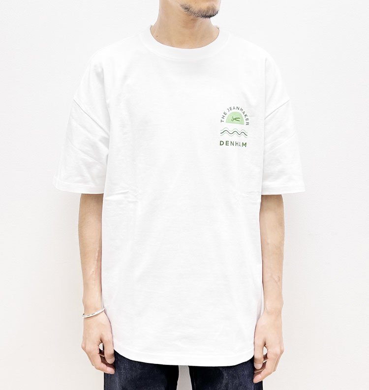 DENHAM TEE HCJ M デンハム ポケット Tシャツ ブラック - Tシャツ