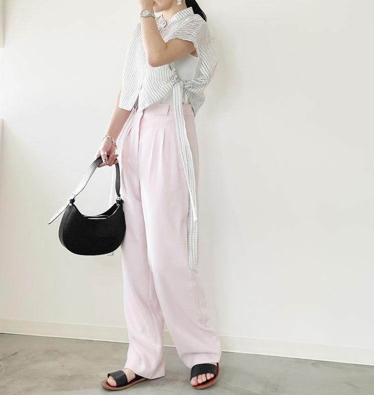 Highwaist Tuck Trousers（ハイウエストタックトラウザース
