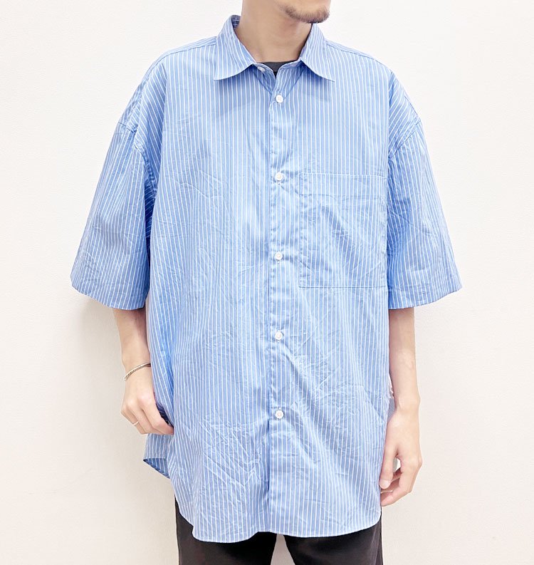 JOHN.F 【WIDE】 REGULAR COLLAR S/S SHIRTS（ジョンエフワイド