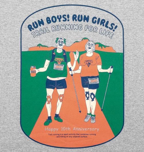 RUN BOYS! RUN GIRLS! TRAIL RUNNING FOR LIFE designed by