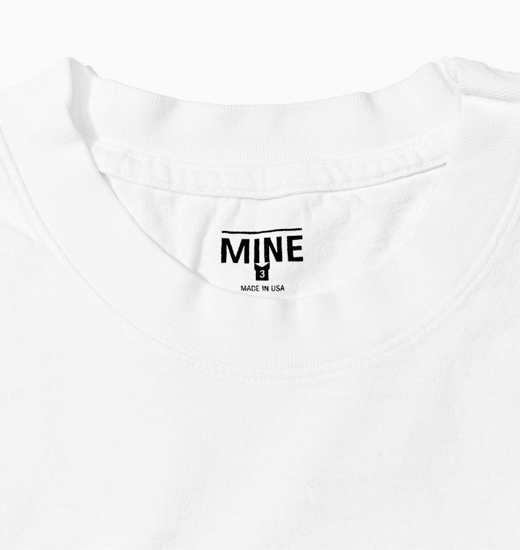 MINE X GOOD NEIGHBORS SHIRTS TAG SHORT SLEEVE T SHIRT