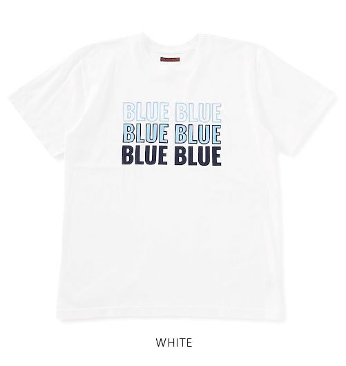 トリプル BLUE BLUE ショートスリーブ Tシャツ - BLUE BLUE（ブルー