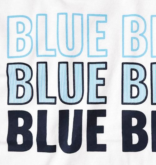 トリプル BLUE BLUE ショートスリーブ Tシャツ - BLUE BLUE