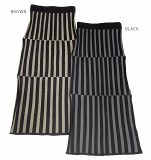 Stripe Knit Skirt（ストライプニットスカート）／AgAwd（アガウド）
