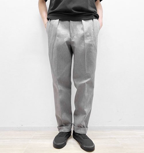 Tapered slacks（テーパードスラックス） - BROWN by 2-tacs（ブラウン ...