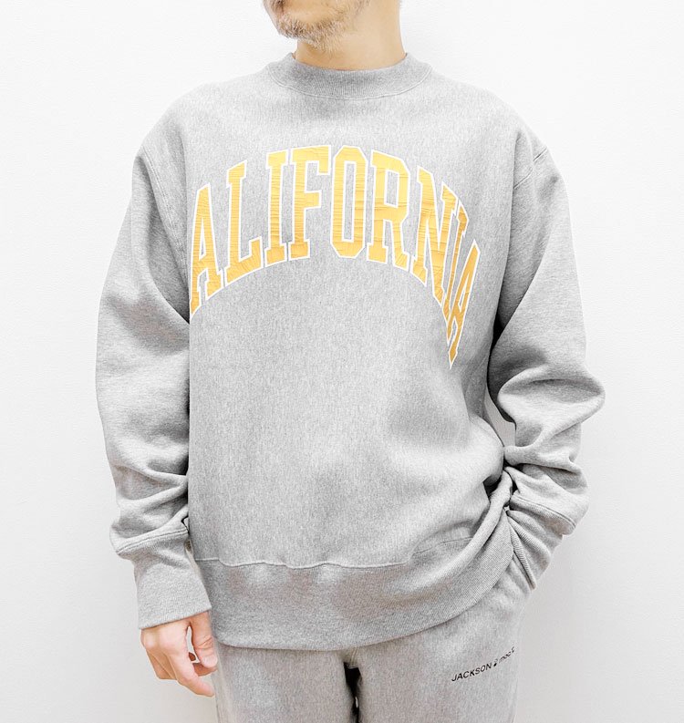 mocT×JM LOOSE FIT CALIFORNIA CREWNECK P/O（モクティ×ジャクソン ...