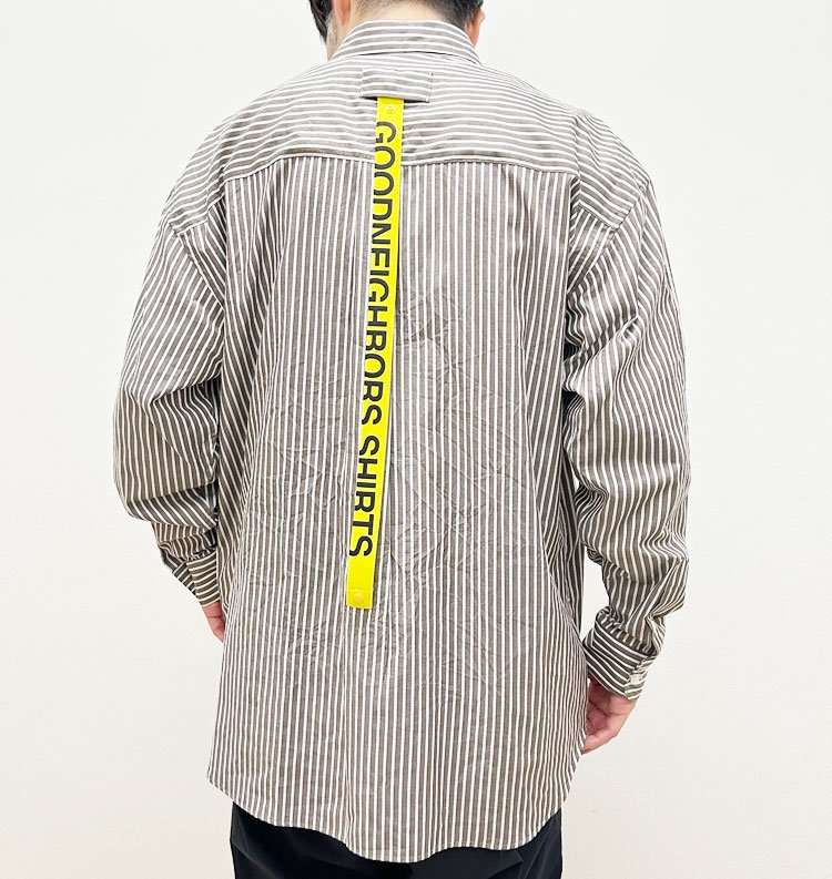 DREW【WIDE】REGULAR COLLAR WIDE SHIRT - GOODNEIGHBORS SHIRTS