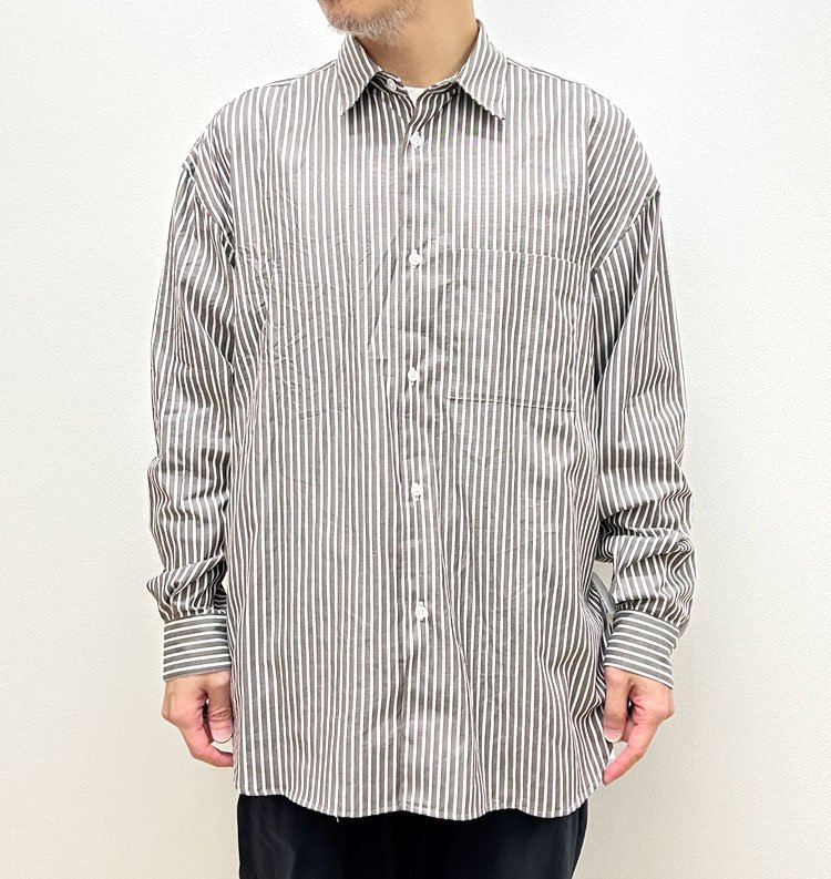 DREW【WIDE】REGULAR COLLAR WIDE SHIRT - GOODNEIGHBORS SHIRTS