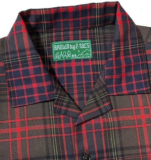 Open collar（オープンカラー） - BROWN by 2-tacs（ブラウン