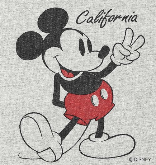 DISNEY × SD 88/12 California Crew Sweat - STANDARD CALIFORNIA